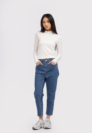 Ankle Length Slim Fit Denim Pants