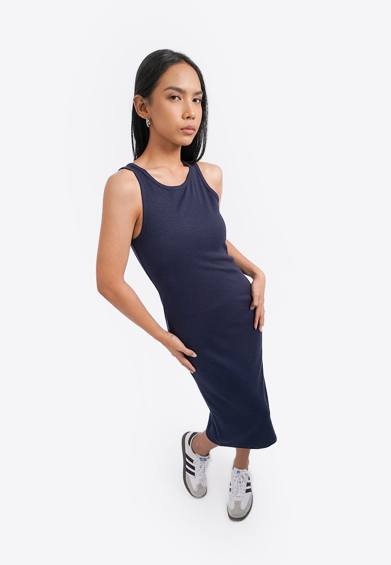 Racer Tank Midi Dress COLORBOX - Indonesia Racer Tank Midi Dress COLORBOX - Indonesia