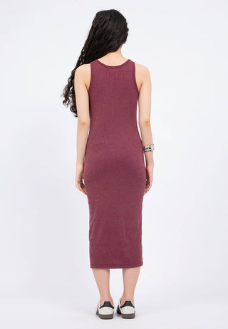 Sleeveless Fitted Midi Dress