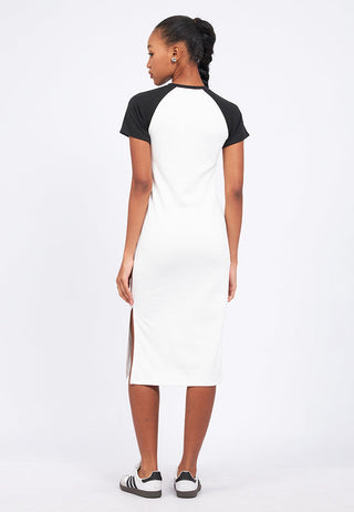 Raglan Short Sleeve Midi Dress