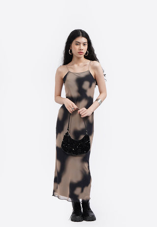 Printed Sleeveless Maxi Dress