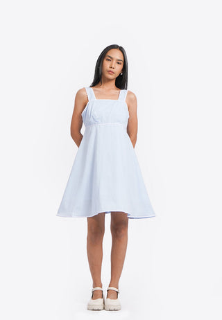 Ric Rac Details Strap Mini Dress