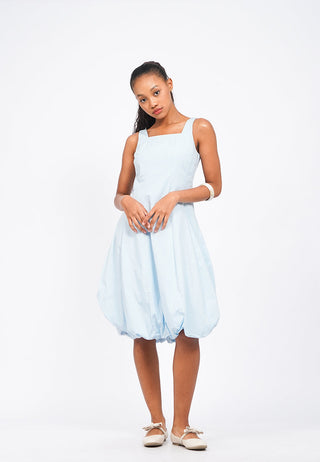 Sleeveless Balloon Midi Dress