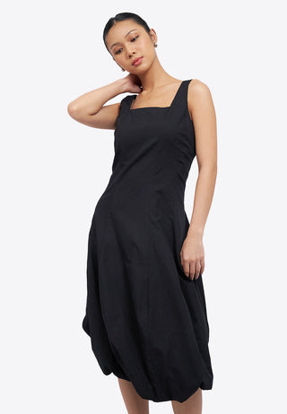 Sleeveless Balloon Midi Dress