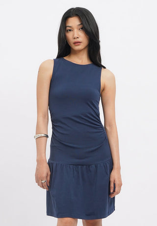 Side Ruched Sleeveless Mini Dress