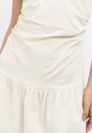Side Ruched Sleeveless Mini Dress