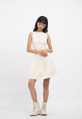Side Ruched Sleeveless Mini Dress