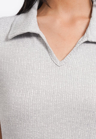 Fitted Short Sleeve Mini Dress