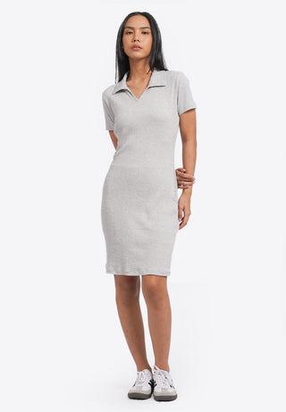 Fitted Short Sleeve Mini Dress