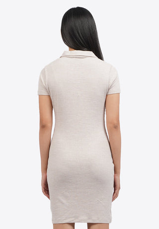 Fitted Short Sleeve Mini Dress