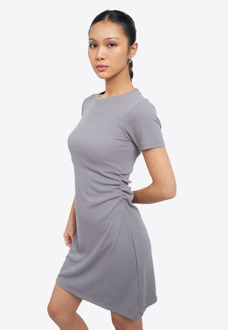Side Ruched Fitted Mini Dress