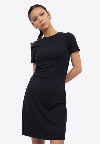 Side Ruched Fitted Mini Dress