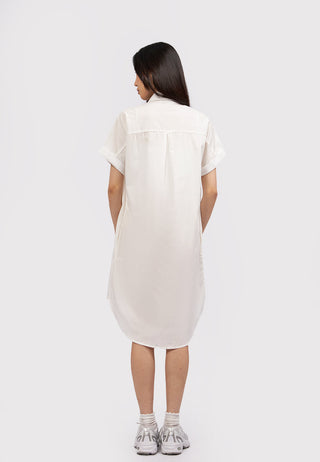 Roll Up Mini Shirt Dress