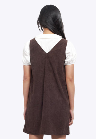 V-Neck Sleeveles Mini Dress