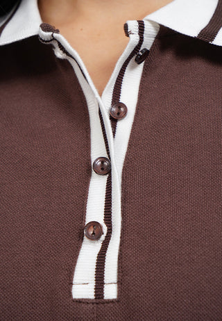 Contrast Rib Mini Dress