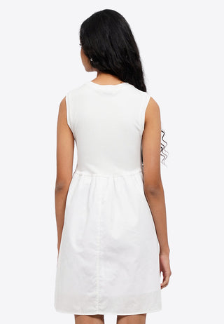 Contrast Sleeveless Mini Dress