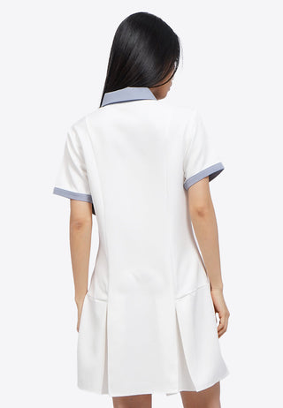 Contrast Rib Mini Dress