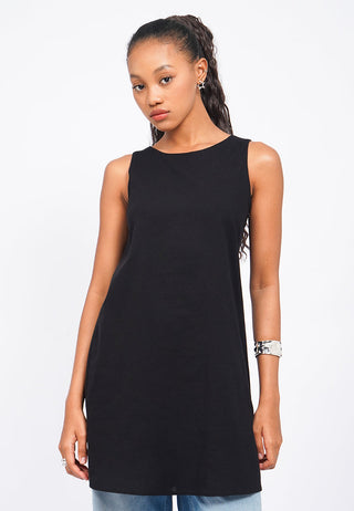 Sleeveless Loose Mini Dress