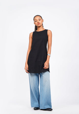 Sleeveless Loose Mini Dress