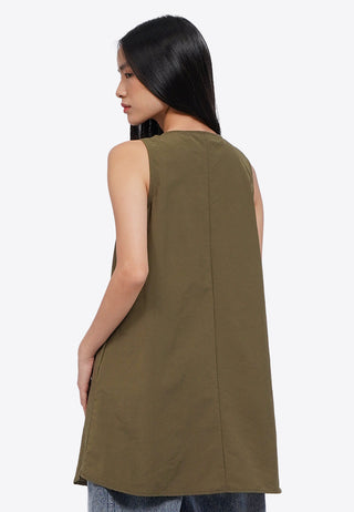 Parachute Sleeveless Mini Dress