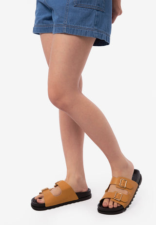 Double Buckle Sandals