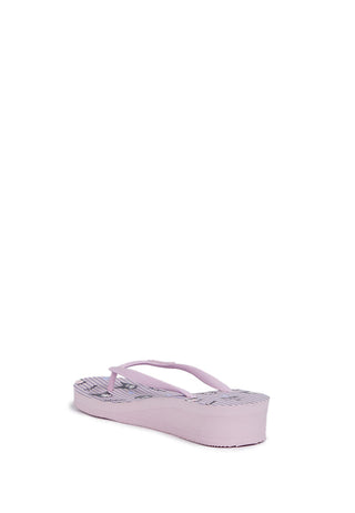 Kuromi Flip Flop Soft Pink
