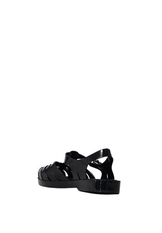 Black Jelly Sandals