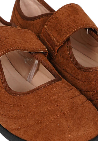 Brown Strap Sneakers