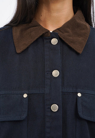 Contrast Details Denim Jacket