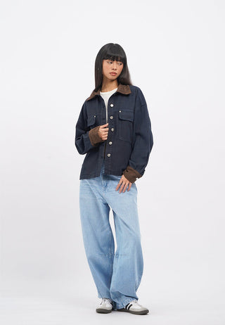 Contrast Details Denim Jacket