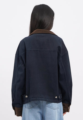Contrast Details Denim Jacket