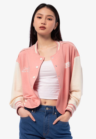 Cropped Varsity Jacket