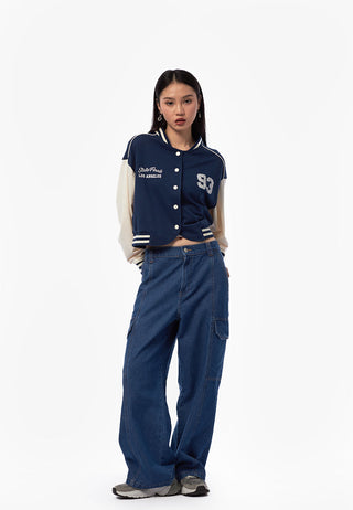 Cropped Varsity Jacket