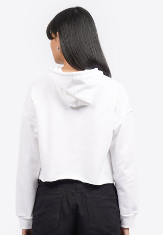 Graphic Crop Hoodie Jacket