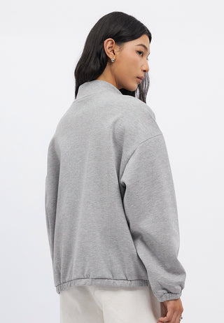 Oversized Lace Trim Jacket