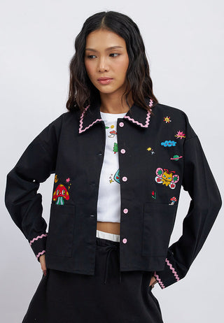 Colorbox x Liunic  Ric Rac Applique Jacket