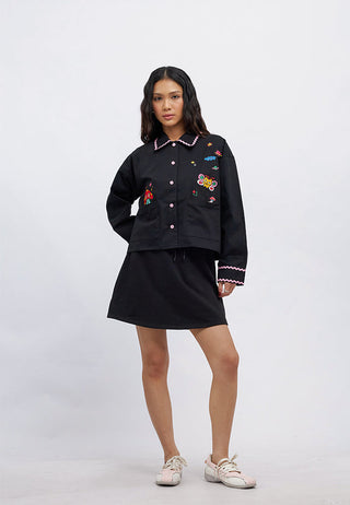 Colorbox x Liunic  Ric Rac Applique Jacket