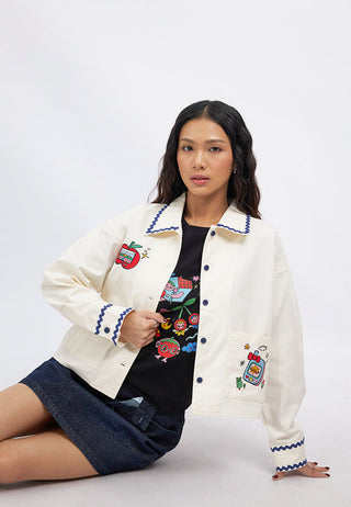 Colorbox x Liunic  Ric Rac Applique Jacket
