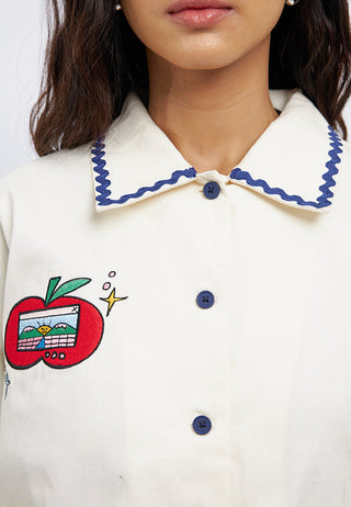 Colorbox x Liunic  Ric Rac Applique Jacket