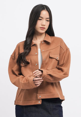 Western Style Suede Jacket