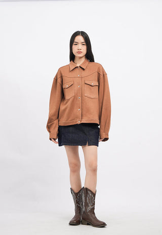 Western Style Suede Jacket