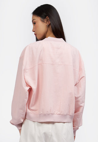 Parachute Crop Bomber Jacket