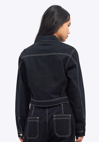 Long Sleeve Boxy Cropped Jacket