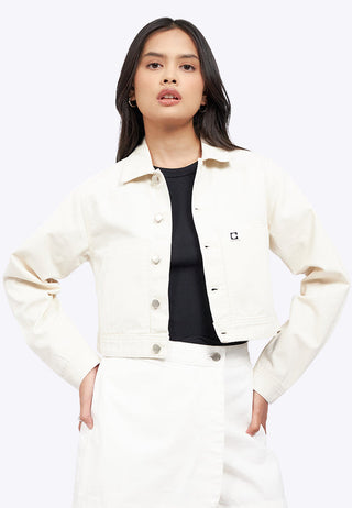 Long Sleeve Boxy Cropped Jacket