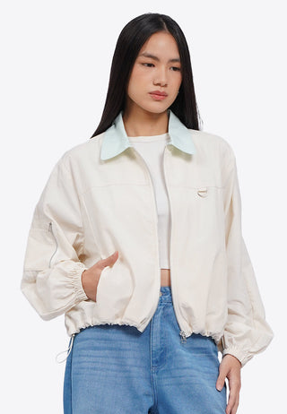 Parachute Jacket with Drawstring