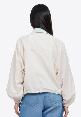 Parachute Jacket with Drawstring