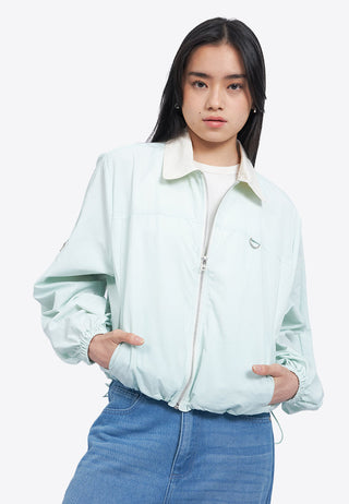 Parachute Jacket with Drawstring