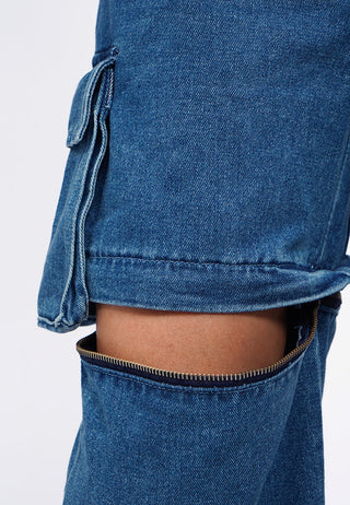 Detachable Denim Pants
