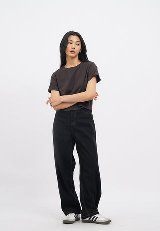 Barrel Denim Pants