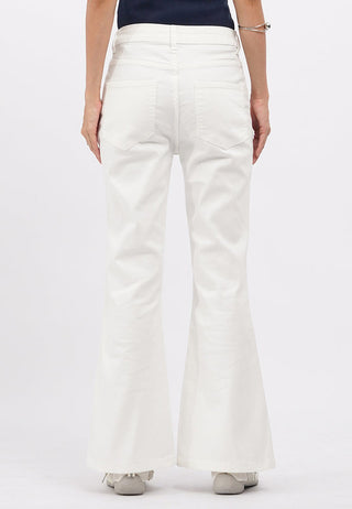 Fit and Flare Denim Pants